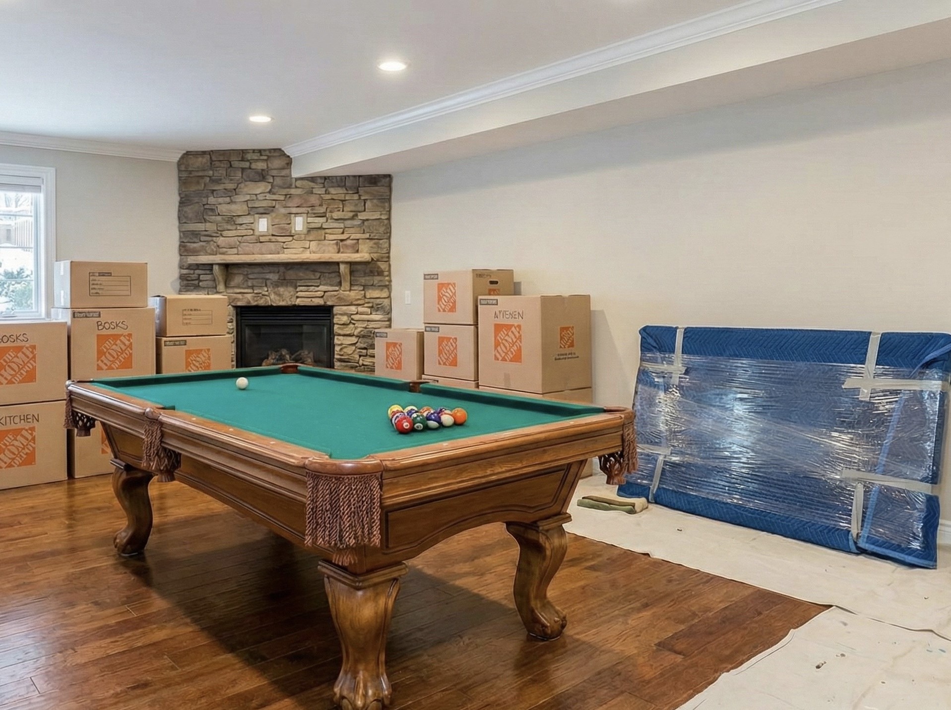 Furniture Wrapped and Secured